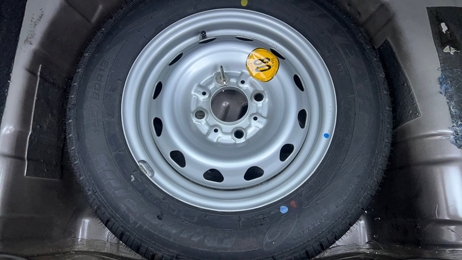 Used 2019 Tata Tiago Revotron XZA Petrol Automatic tyres SPARE TYRE VIEW