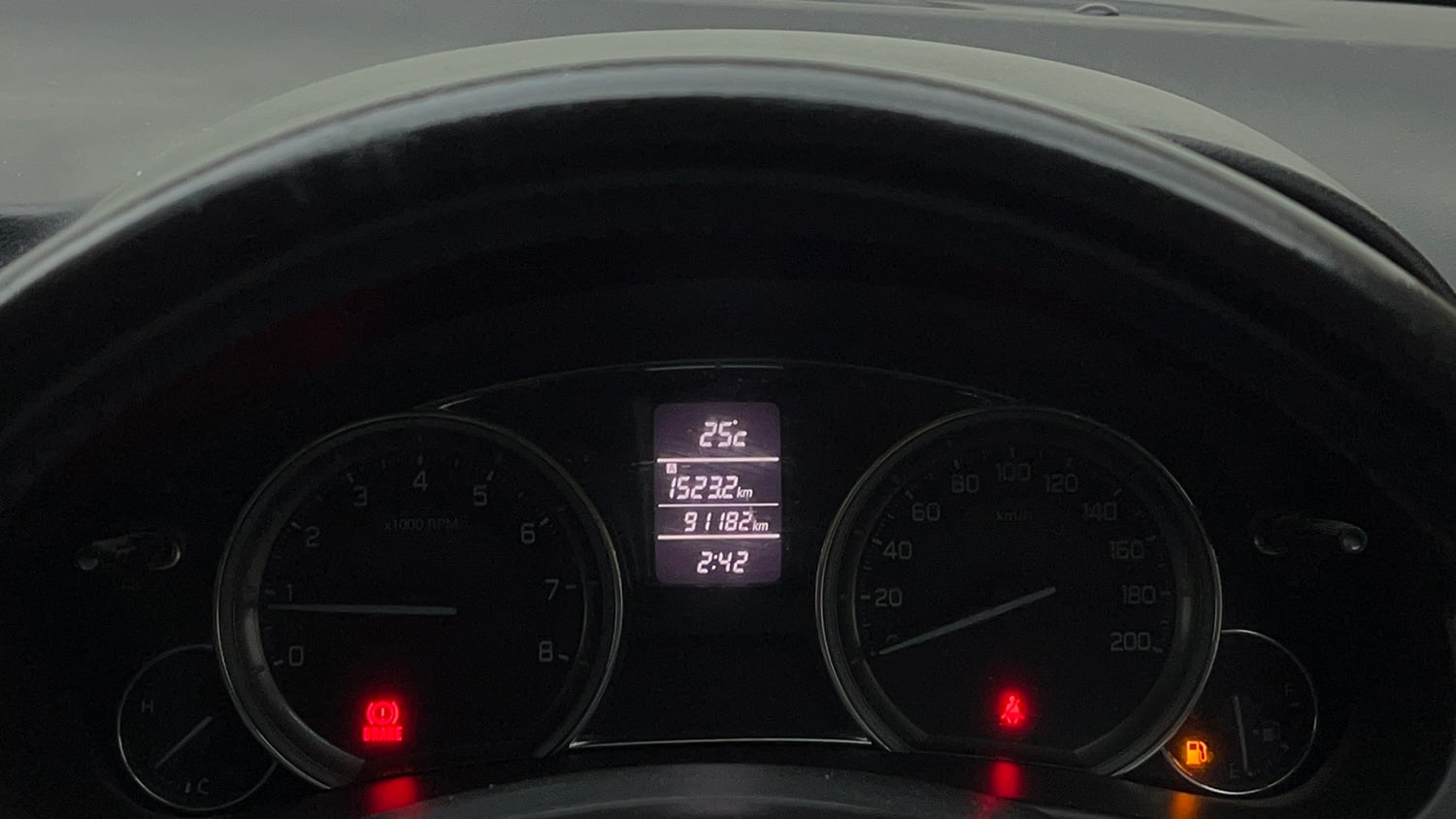 Used 2017 Maruti Suzuki Ciaz Alpha 1.4 MT Petrol Manual interior CLUSTERMETER VIEW