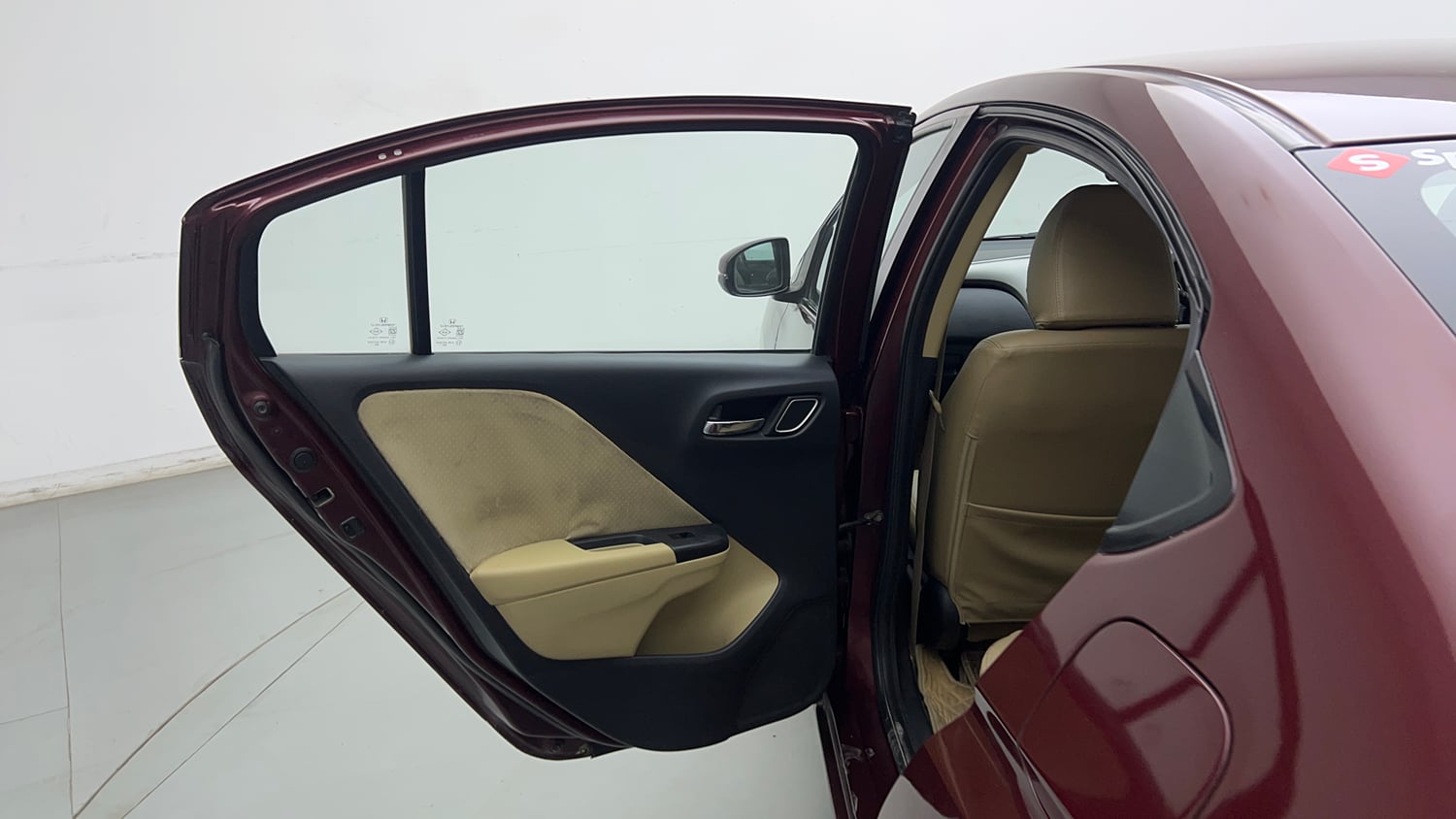 Used 2017 Honda City V Petrol Petrol Manual interior LEFT REAR DOOR OPEN VIEW