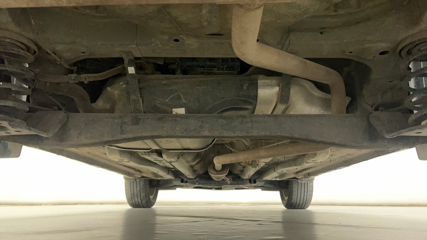 Used 2023 Hyundai Creta SX 1.5 Petrol Petrol Manual extra REAR UNDERBODY VIEW (TAKEN FROM REAR)