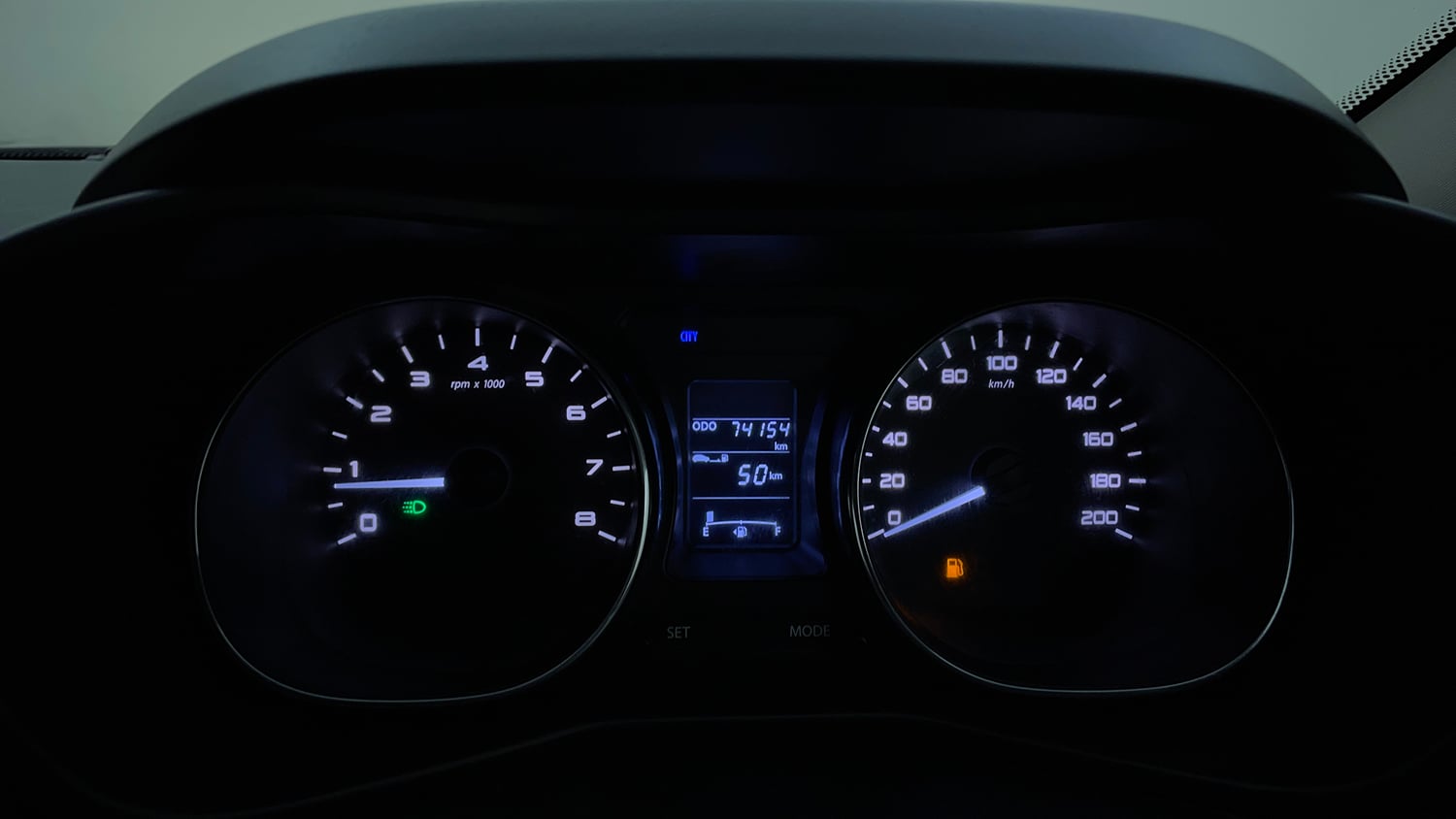 Used 2019 Tata Nexon XZ Plus Diesel Diesel Manual interior CLUSTERMETER VIEW