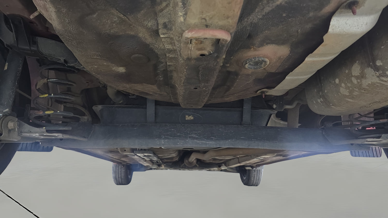 Used 2020 Hyundai Grand i10 Nios Sportz 1.2 Kappa VTVT Petrol Manual extra REAR UNDERBODY VIEW (TAKEN FROM REAR)