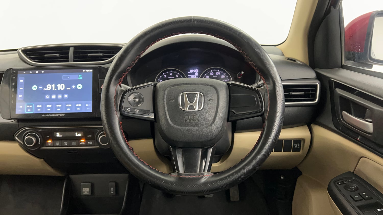 Used 2018 Honda Amaze 1.2 V MT Petrol Petrol Manual interior STEERING VIEW
