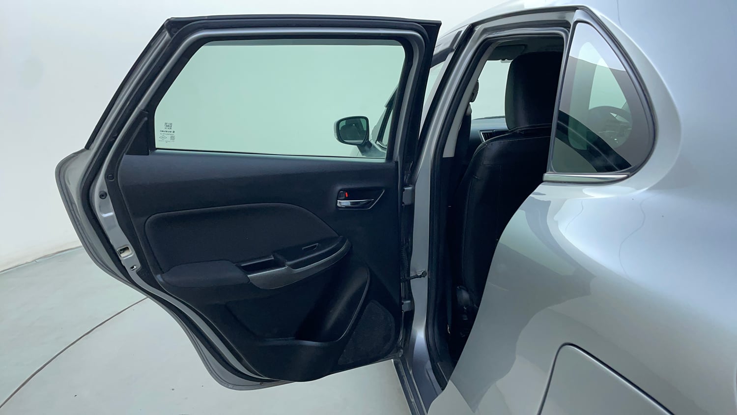 Used 2018 Maruti Suzuki Baleno Zeta 1.2 AT Petrol Automatic interior LEFT REAR DOOR OPEN VIEW