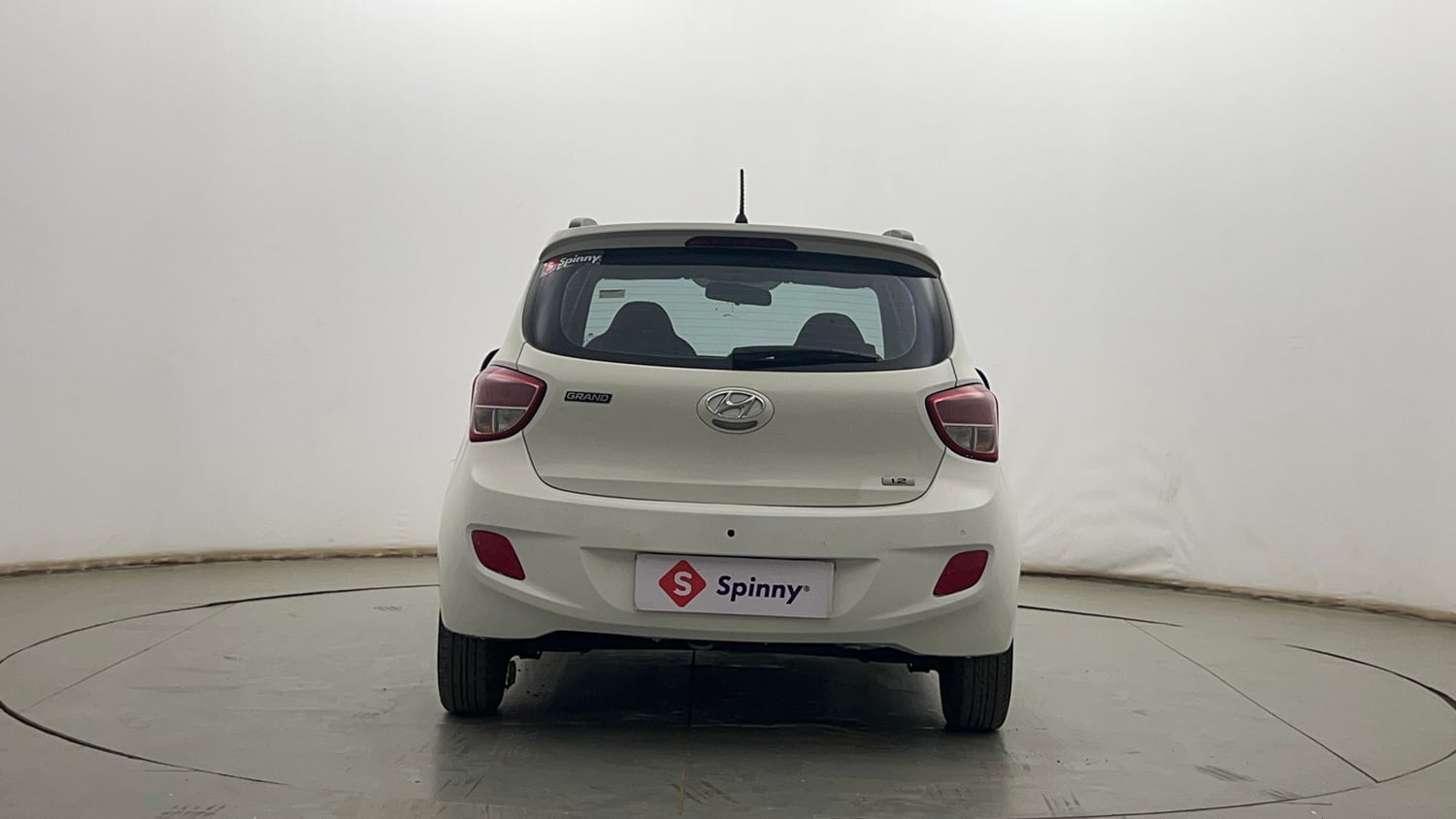 Used 2014 Hyundai Grand i10 Asta 1.2 Kappa VTVT (O) Petrol Manual exterior BACK VIEW