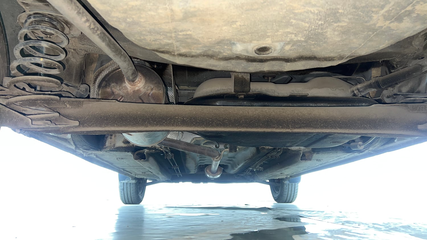Used 2023 Renault Kwid CLIMBER Petrol Manual extra REAR UNDERBODY VIEW (TAKEN FROM REAR)