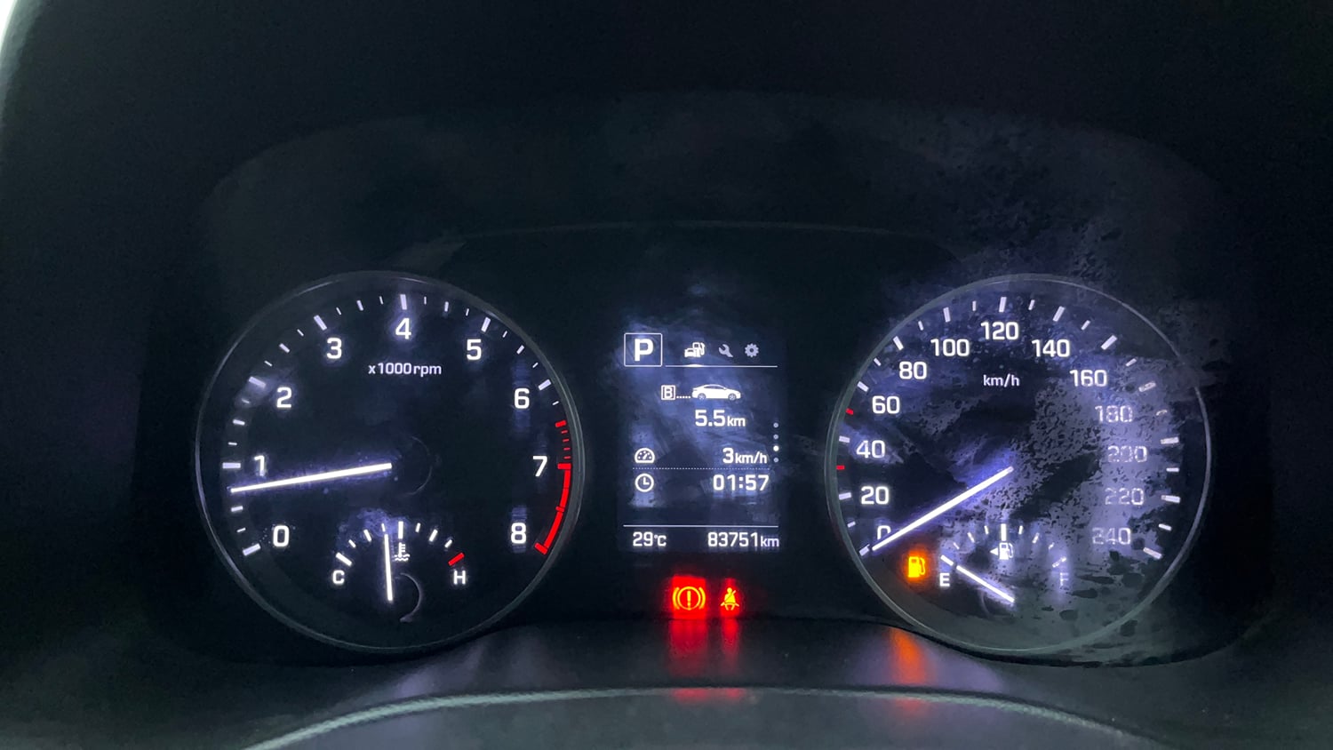 Used 2017 Hyundai Elantra 2.0 SX (O) AT Petrol Automatic interior CLUSTERMETER VIEW
