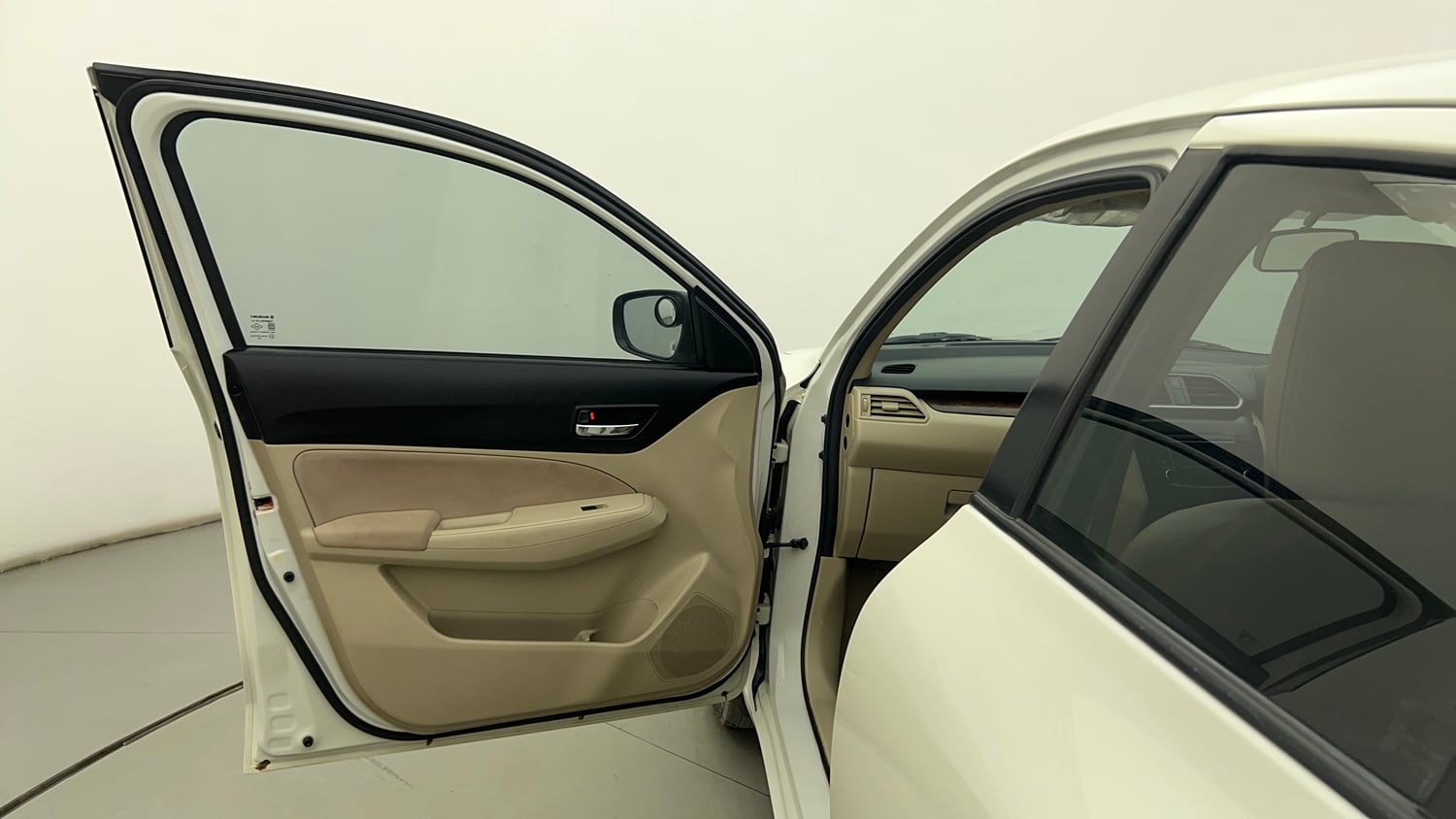 Used 2019 Maruti Suzuki Dzire VXi Petrol Manual interior LEFT FRONT DOOR OPEN VIEW