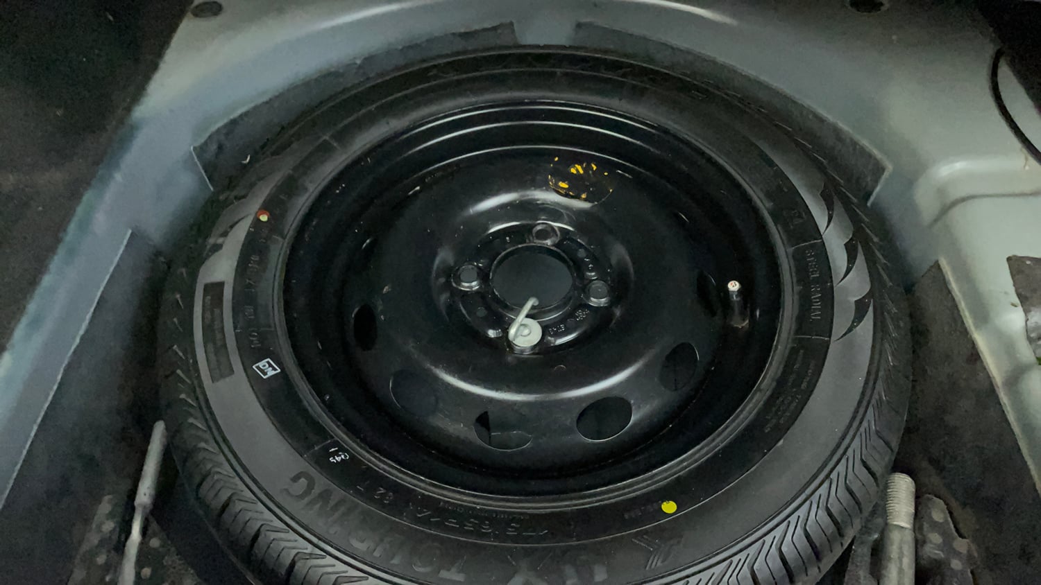 Used 2019 Tata Tigor Revotron XZA Petrol Automatic tyres SPARE TYRE VIEW