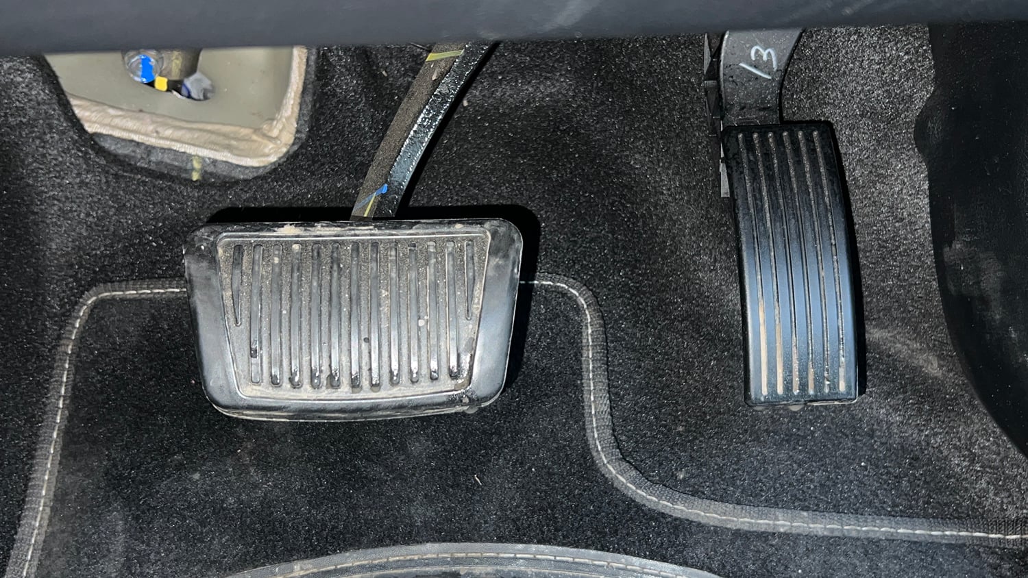 Used 2025 Hyundai Exter S Plus 1.2 AMT Petrol Automatic interior PEDALS VIEW