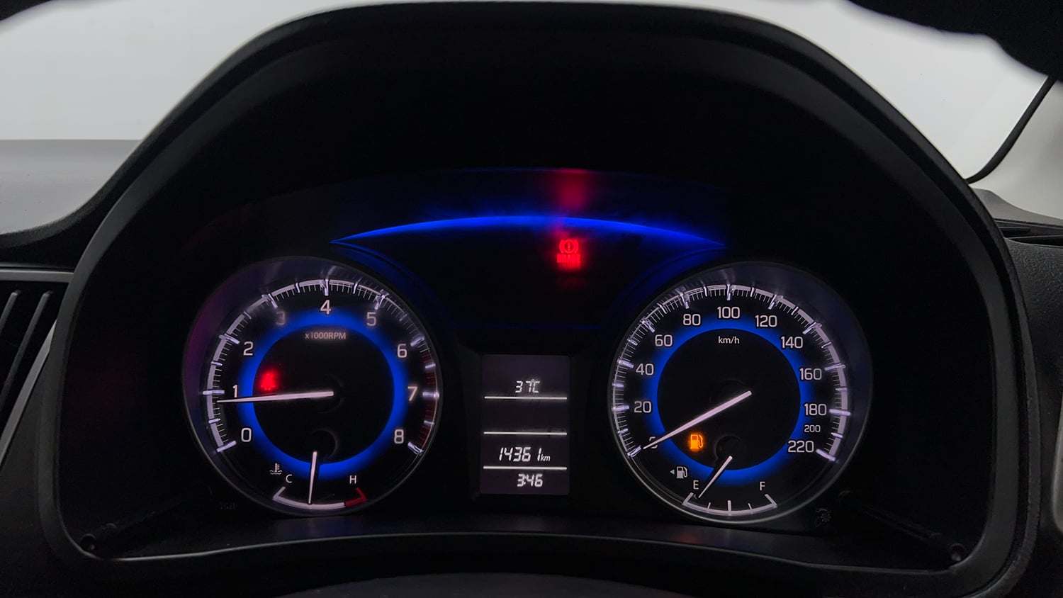 Used 2020 Maruti Suzuki Baleno Delta Petrol Manual interior CLUSTERMETER VIEW