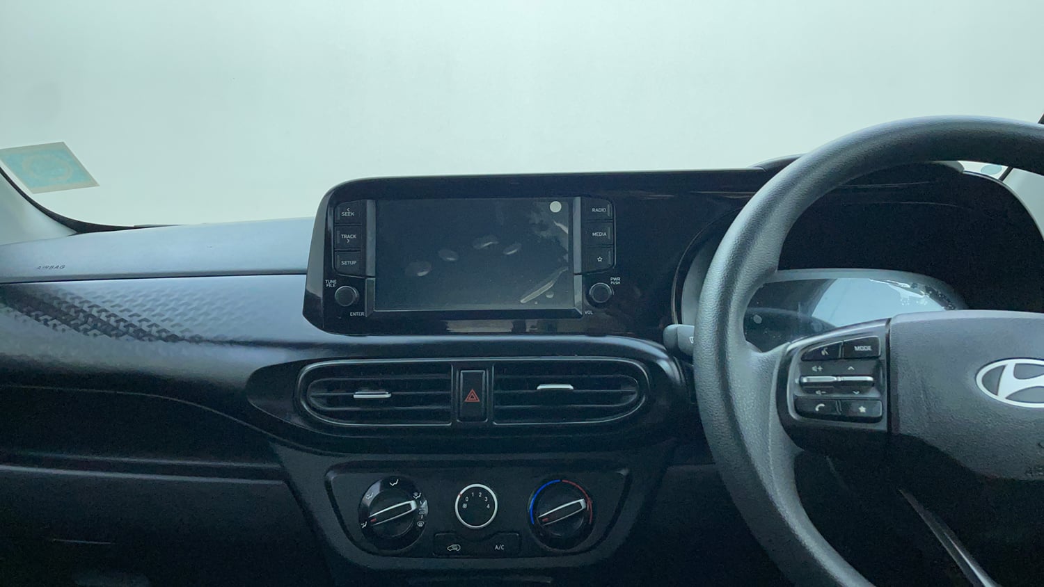 Used 2024 Hyundai Exter S 1.2 AMT Petrol Automatic interior MUSIC SYSTEM & AC CONTROL VIEW