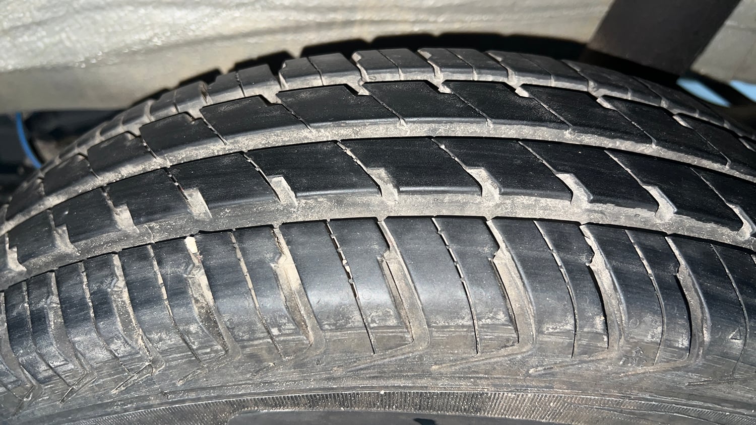 Used 2023 Maruti Suzuki Alto K10 VXi Petrol Manual tyres LEFT REAR TYRE TREAD VIEW