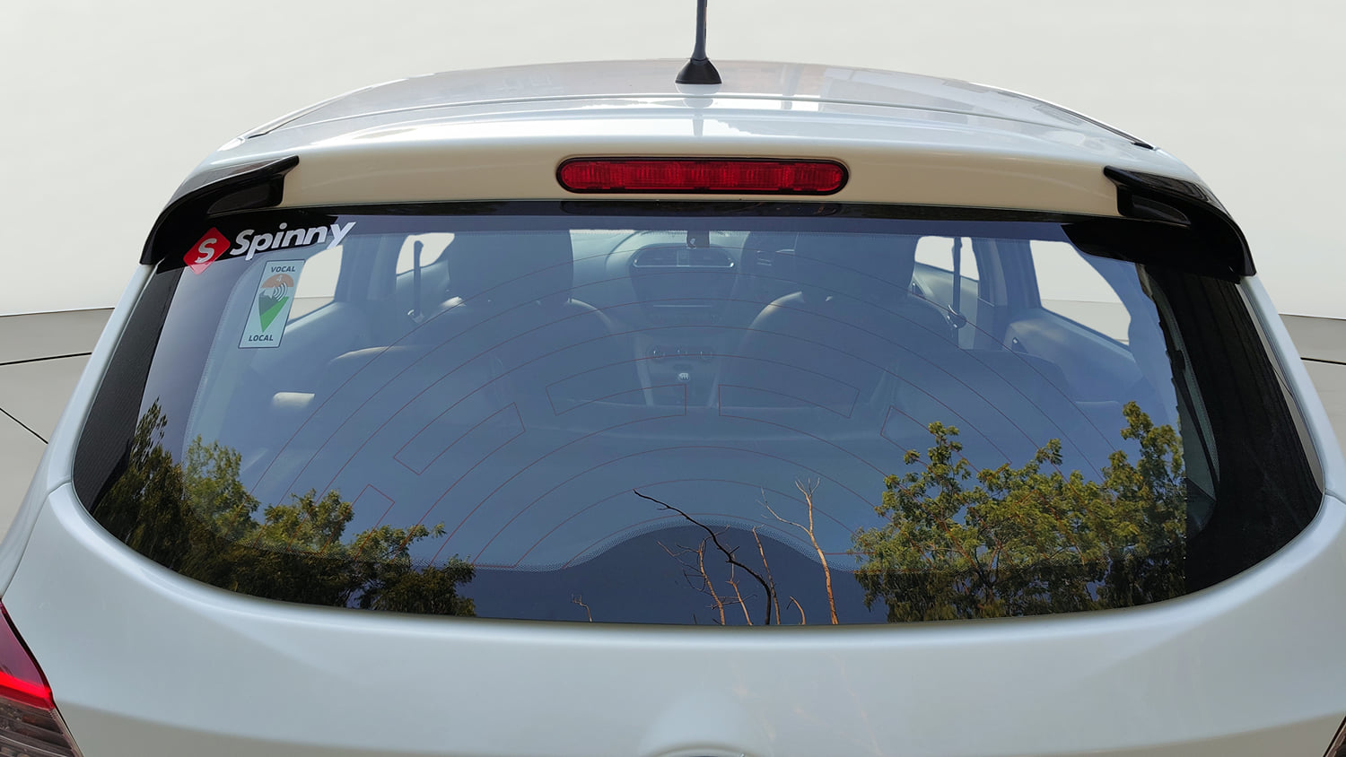 Used 2025 Tata Tiago XT Petrol Manual exterior BACK WINDSHIELD VIEW