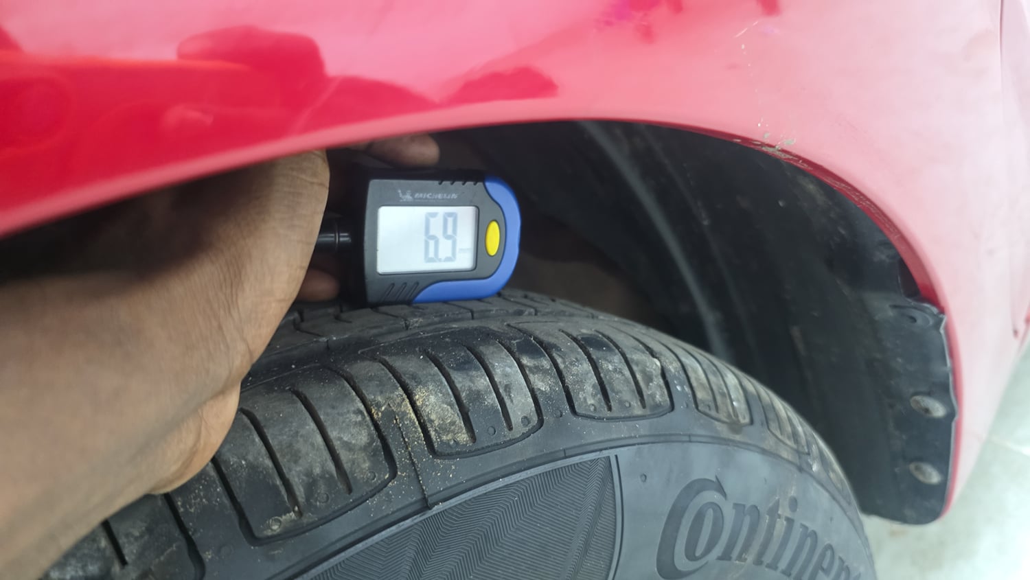 Used 2020 Hyundai Grand i10 Nios Sportz 1.2 Kappa VTVT Petrol Manual tyres LEFT FRONT TYRE TREAD VIEW