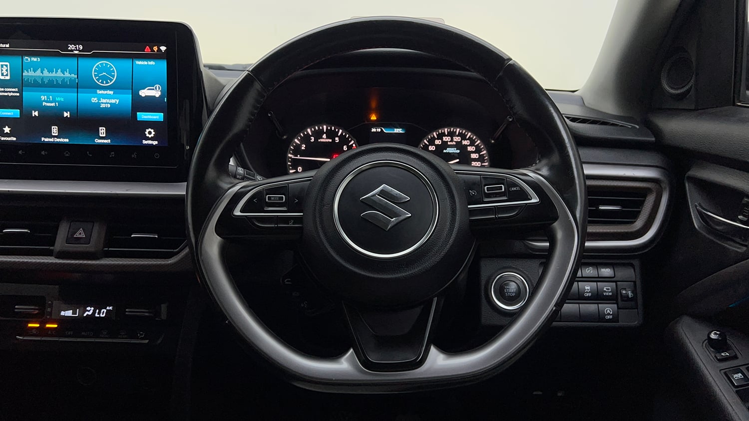 Used 2024 Maruti Suzuki Brezza Zxi Plus Dual Tone Petrol Manual interior STEERING VIEW