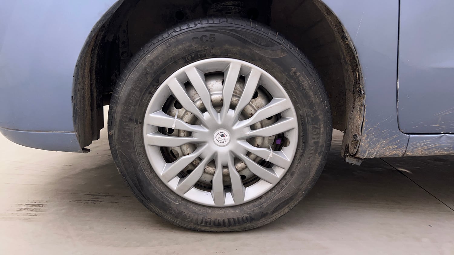 Used 2012 Maruti Suzuki Wagon R LXi Petrol Manual tyres LEFT FRONT TYRE RIM VIEW