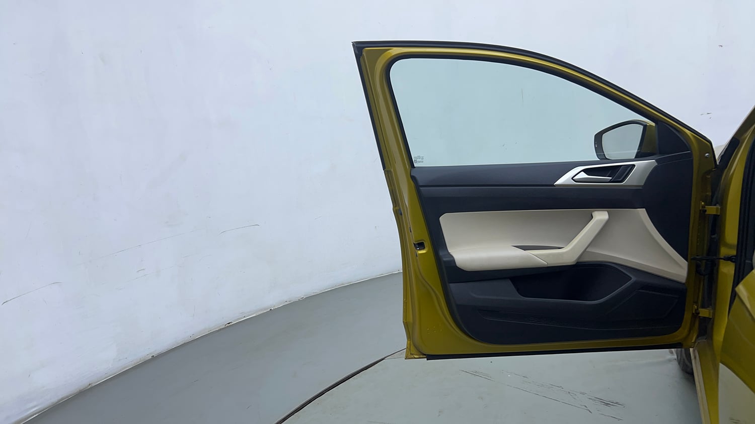 Used 2023 Volkswagen Virtus Highline 1.0 TSI AT Petrol Automatic interior LEFT FRONT DOOR OPEN VIEW
