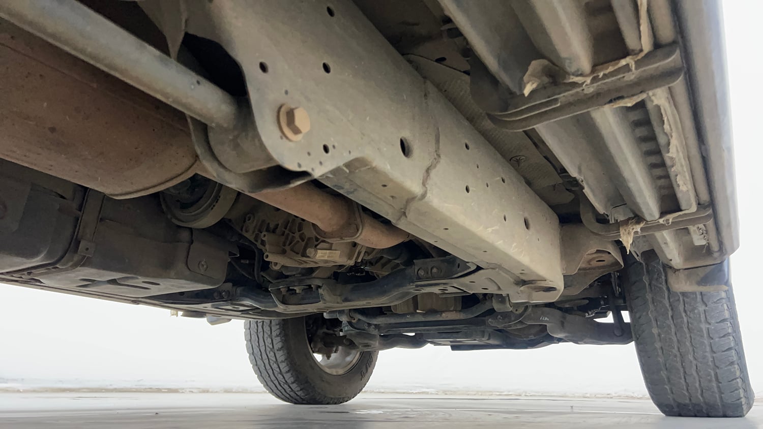 Used 2022 mahindra Thar LX Hard Top Petrol MT 4WD Petrol Manual extra REAR RIGHT UNDERBODY VIEW