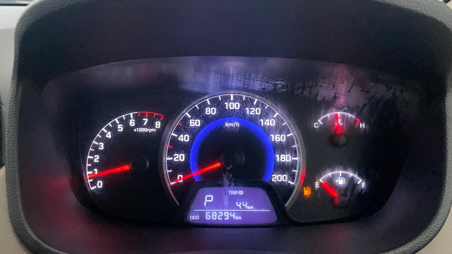 Used 2015 Hyundai Grand i10 Asta AT 1.2 Kappa VTVT Petrol Automatic interior CLUSTERMETER VIEW