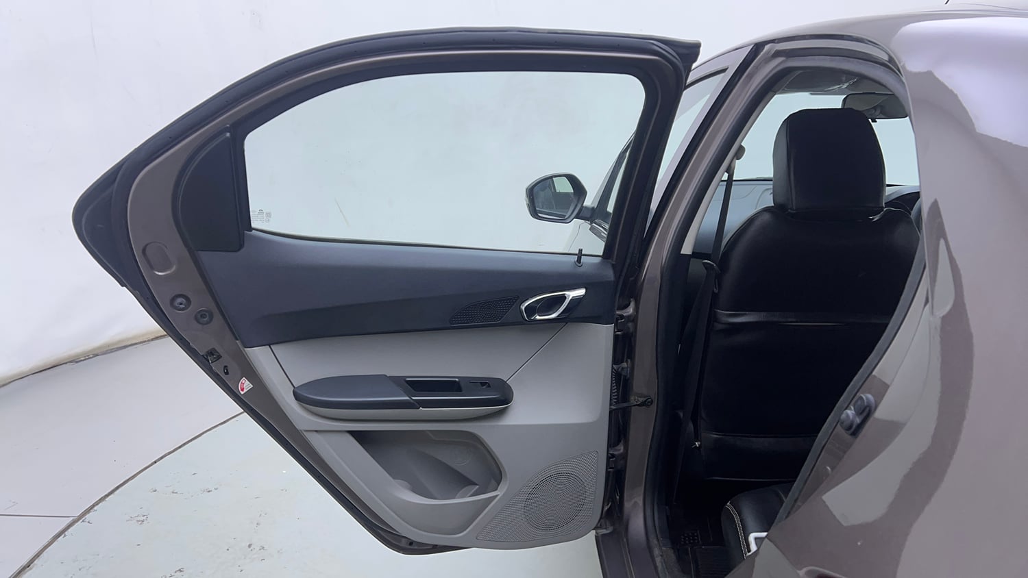 Used 2019 Tata Tiago Revotron XZA Petrol Automatic interior LEFT REAR DOOR OPEN VIEW
