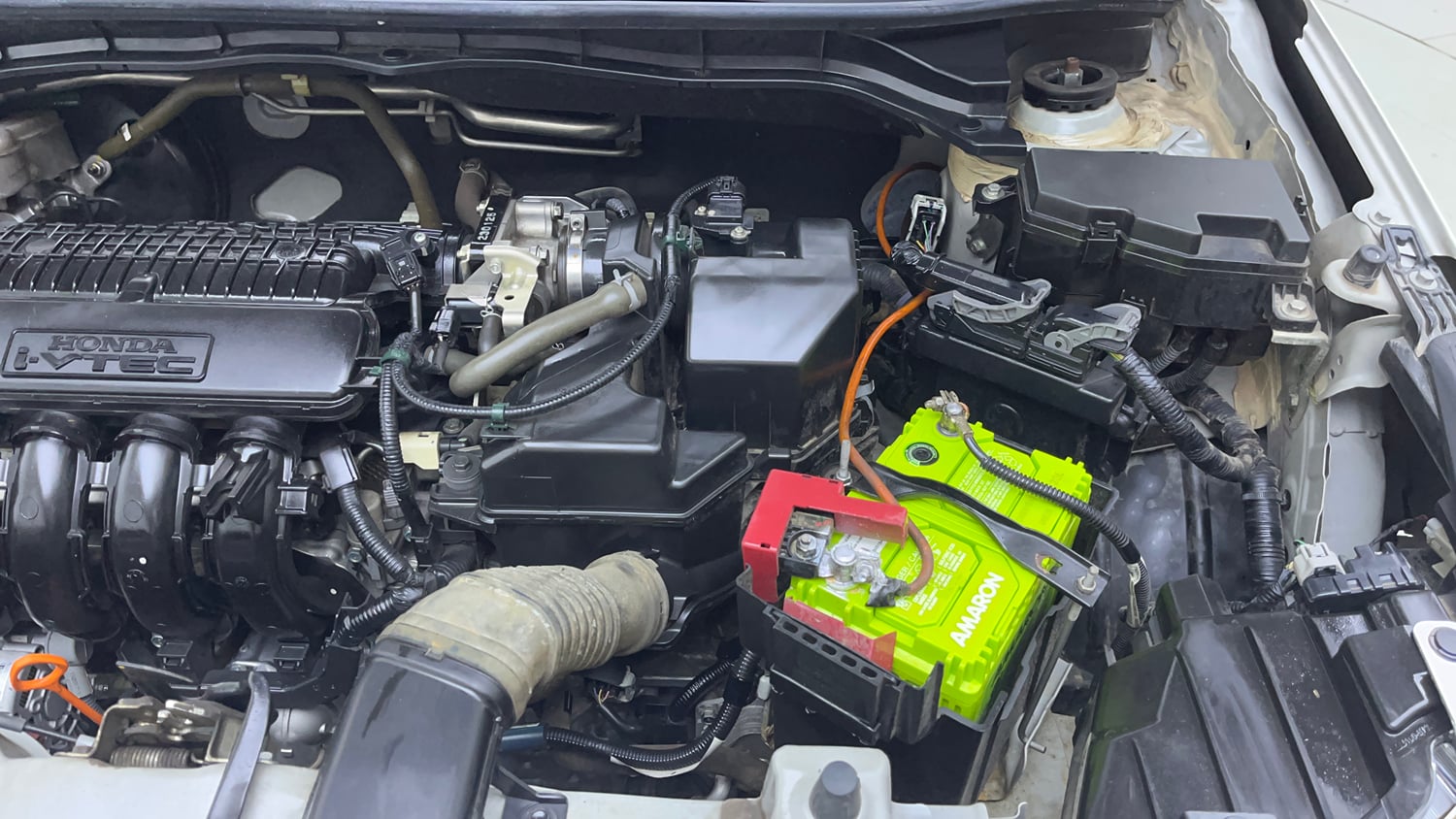 Used 2023 Honda Amaze VX 1.2 Petrol CVT Petrol Automatic engine ENGINE LEFT SIDE VIEW