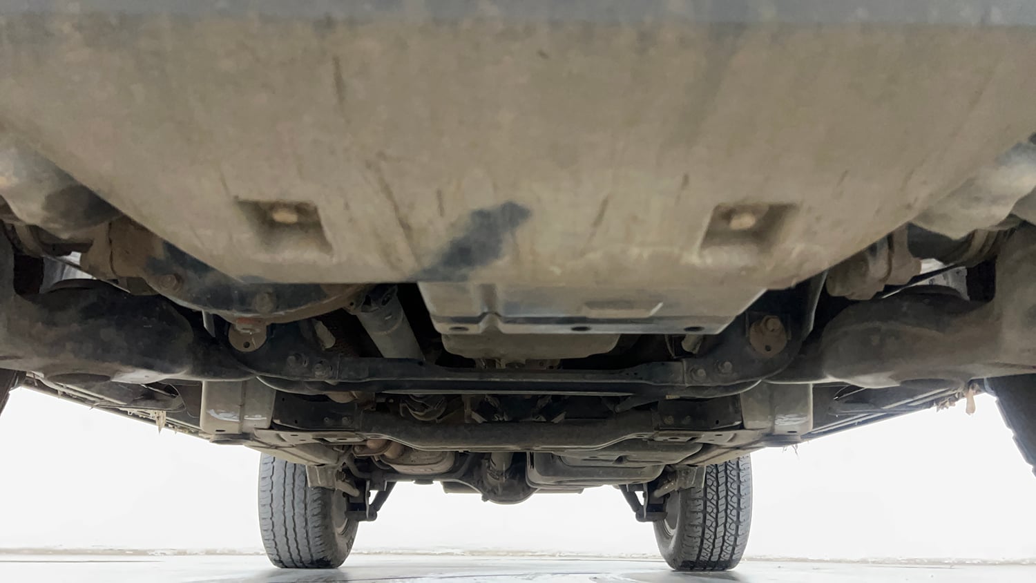 Used 2022 mahindra Thar LX Hard Top Petrol MT 4WD Petrol Manual extra FRONT LEFT UNDERBODY VIEW
