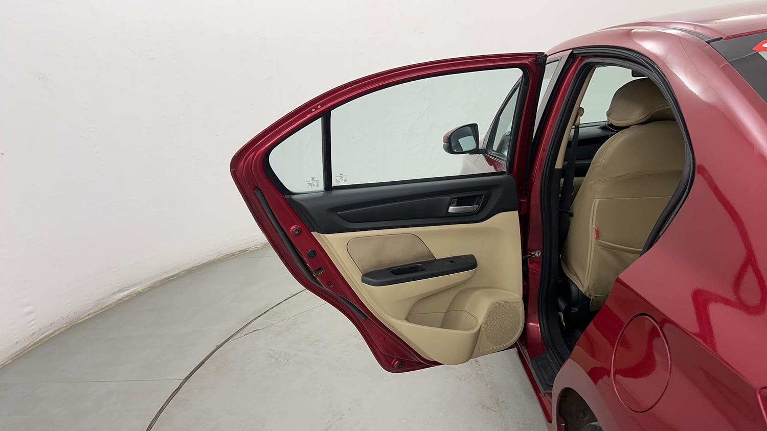 Used 2018 Honda Amaze 1.2 V MT Petrol Petrol Manual interior LEFT REAR DOOR OPEN VIEW