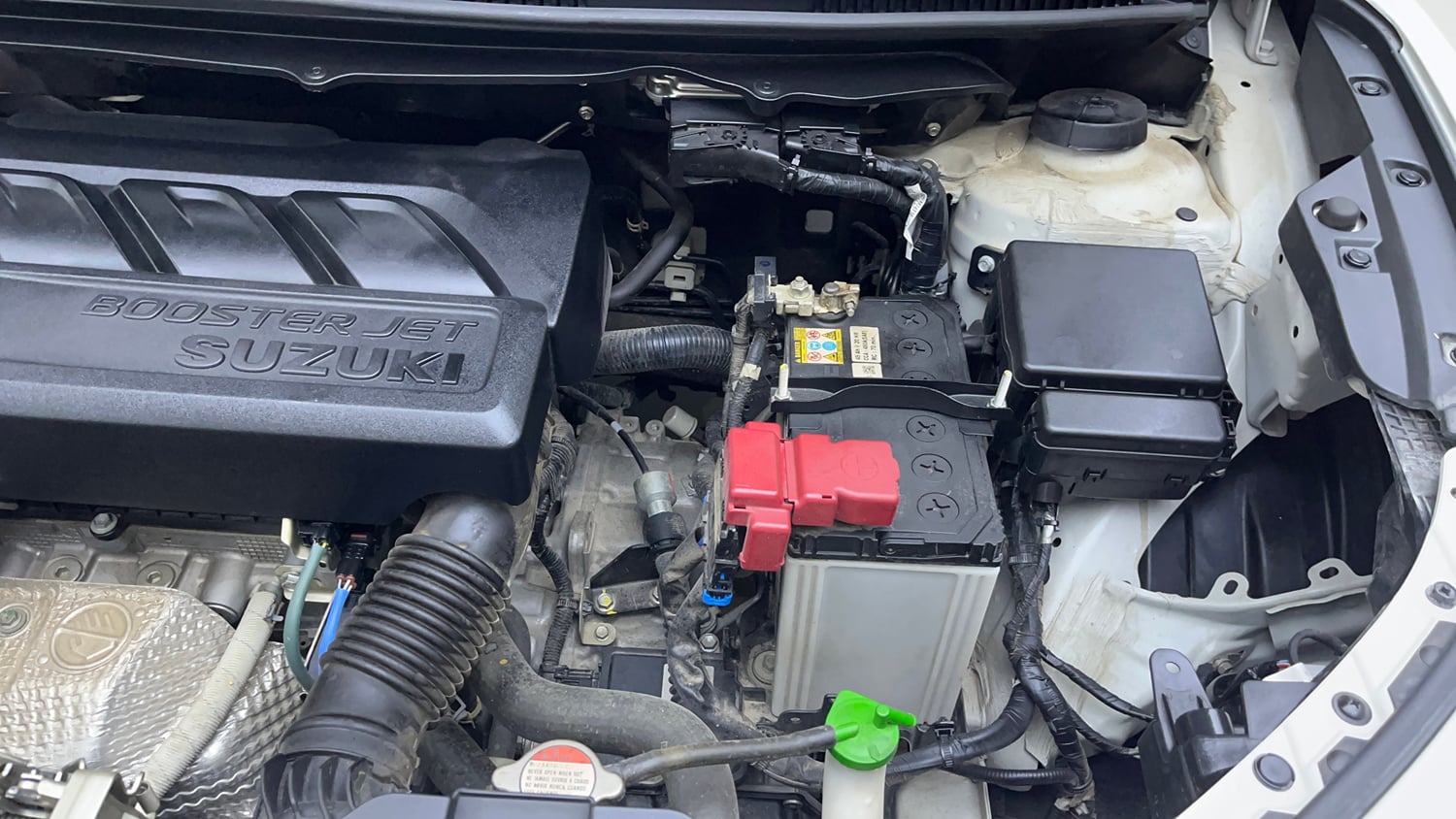 Used 2024 Maruti Suzuki Fronx Alpha 1.0L Turbo 6 AT Petrol Automatic engine ENGINE LEFT SIDE VIEW