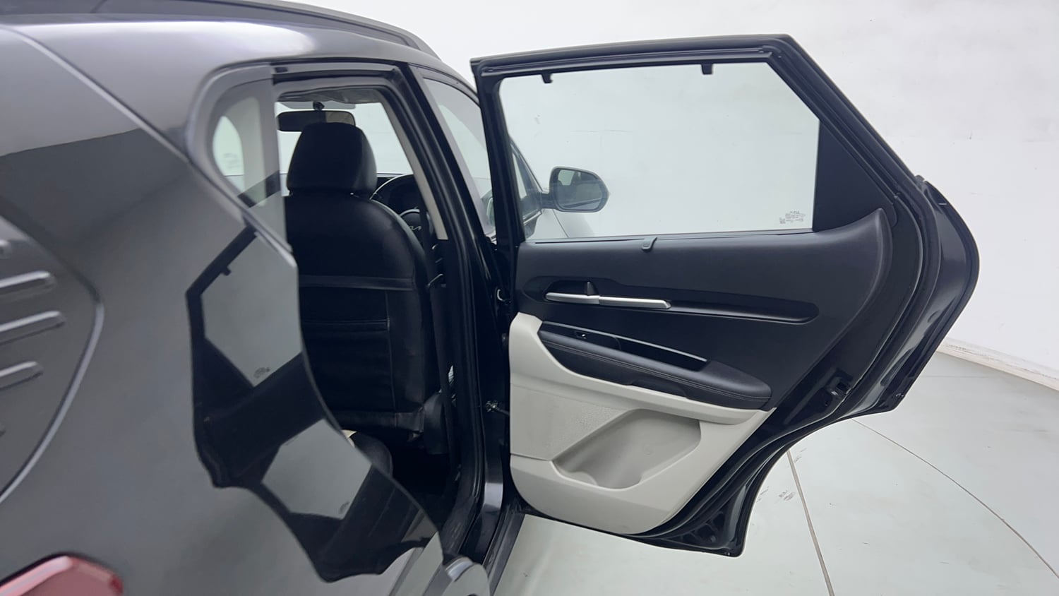 Used 2022 Kia Sonet HTX 1.5 AT Diesel Automatic interior RIGHT REAR DOOR OPEN VIEW