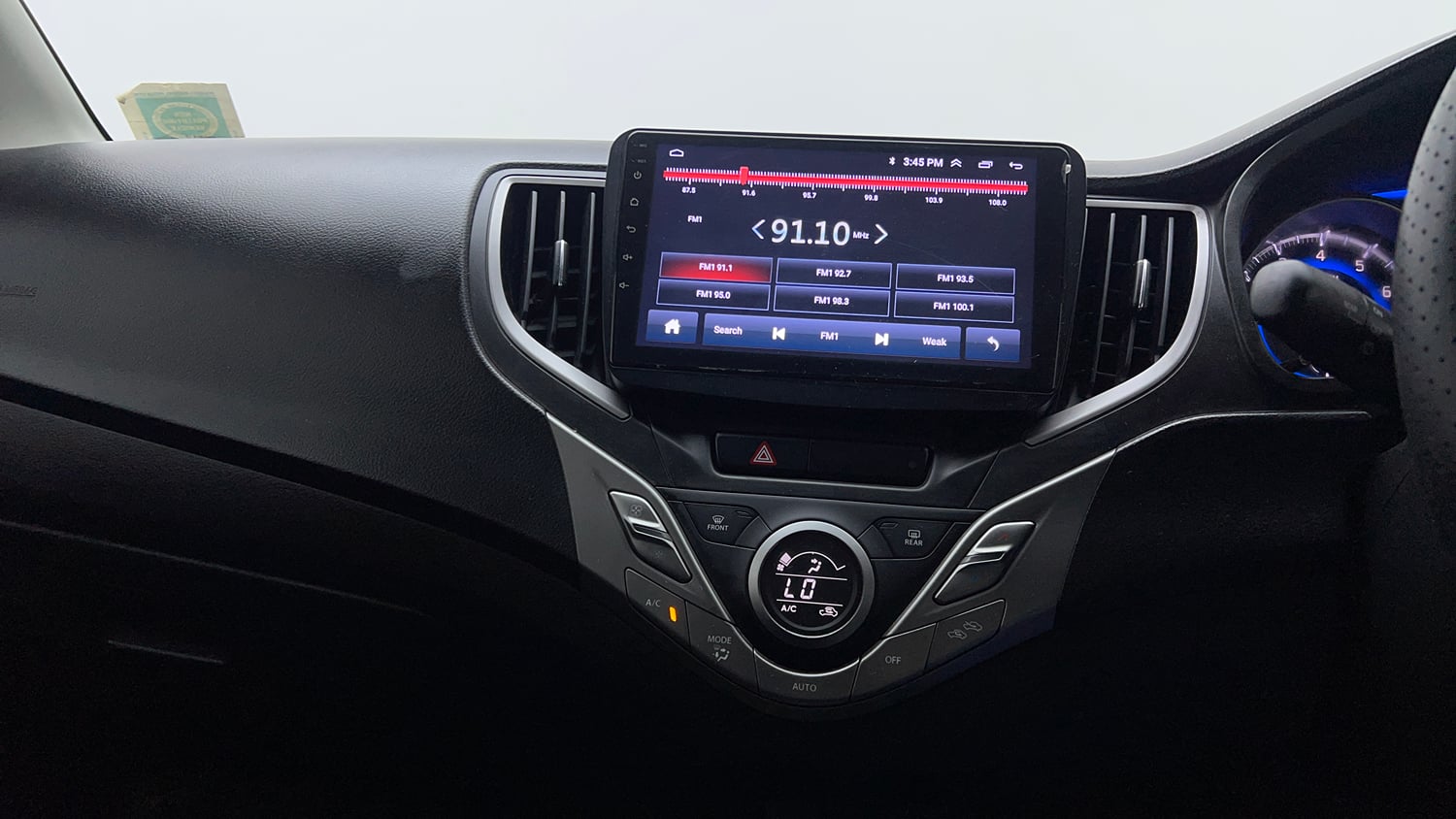 Used 2020 Maruti Suzuki Baleno Delta Petrol Manual interior MUSIC SYSTEM & AC CONTROL VIEW