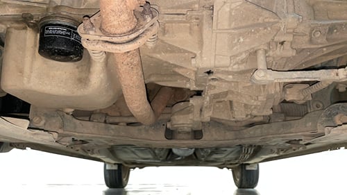 Used 2016 Maruti Suzuki Baleno Zeta 1.2 Petrol Manual extra FRONT LEFT UNDERBODY VIEW