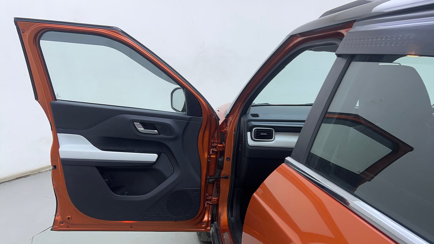 Used 2023 Tata Punch Creative Dual Tone AMT Petrol Automatic interior LEFT FRONT DOOR OPEN VIEW
