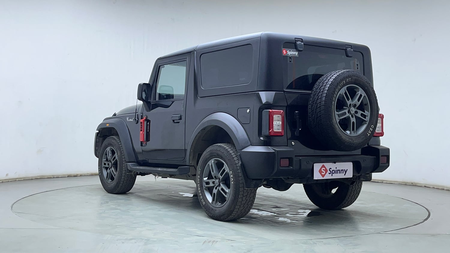Used 2024 Mahindra Thar LX Hard Top Diesel MT RWD Diesel Manual exterior LEFT REAR CORNER VIEW