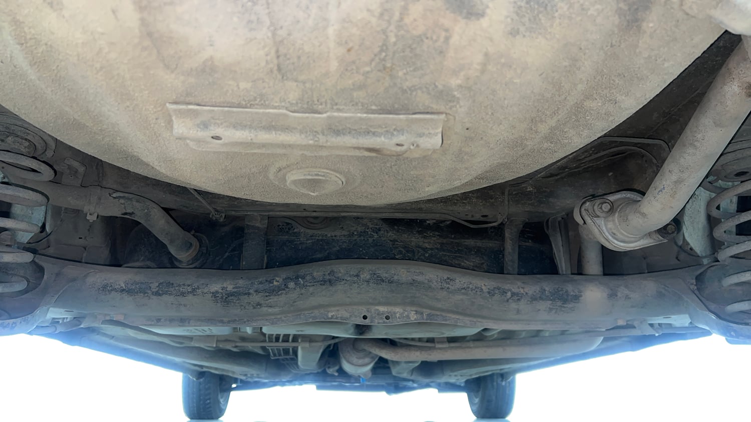 Used 2015 Honda Amaze 1.2 VX AT i-VTEC Petrol Automatic extra REAR UNDERBODY VIEW (TAKEN FROM REAR)