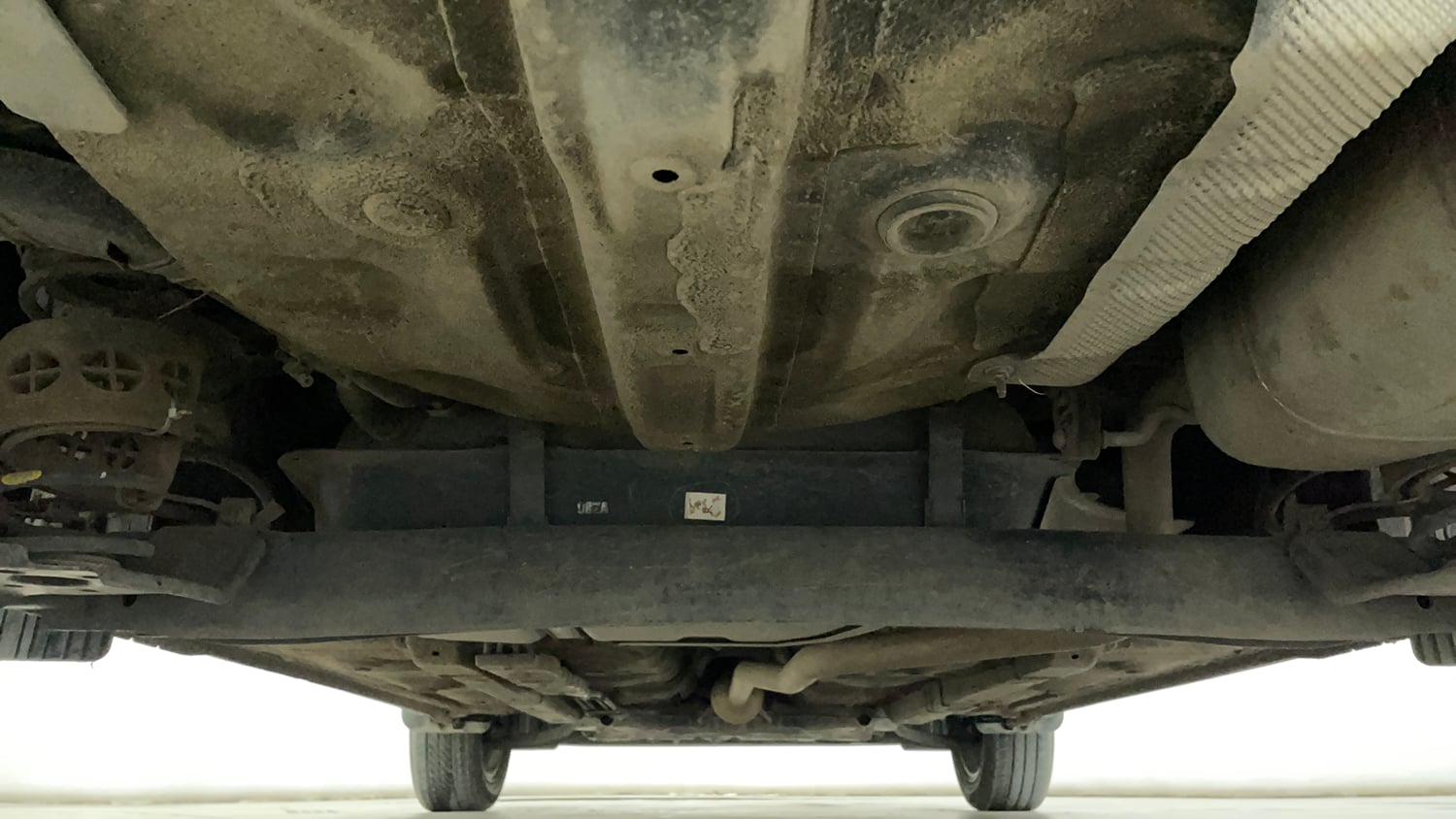 Used 2025 Hyundai Grand i10 Nios Sportz (O) 1.2 Kappa VTVT Petrol Manual extra REAR UNDERBODY VIEW (TAKEN FROM REAR)