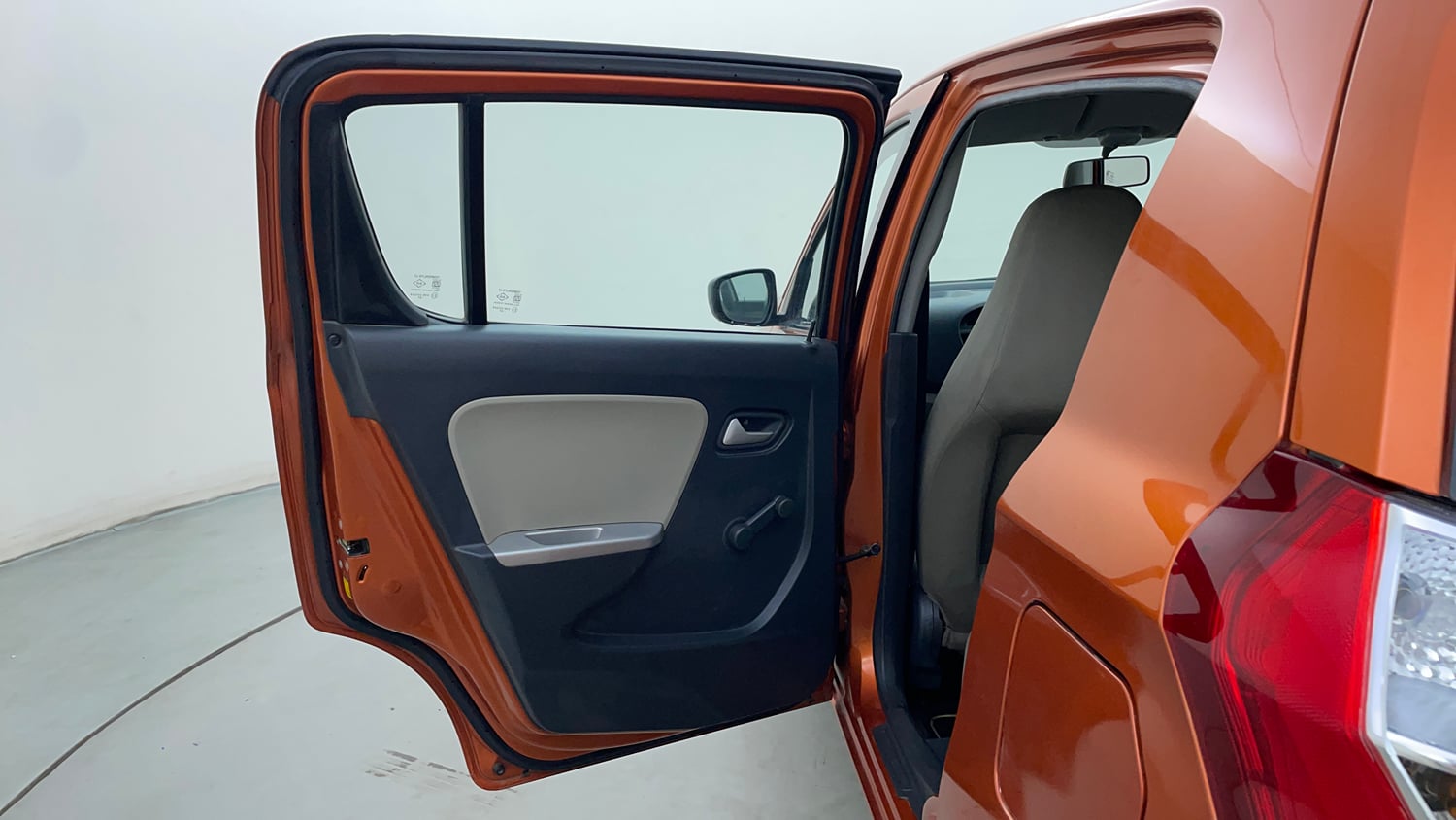Used 2015 Maruti Suzuki Alto K10 VXi AMT Petrol Automatic interior LEFT REAR DOOR OPEN VIEW