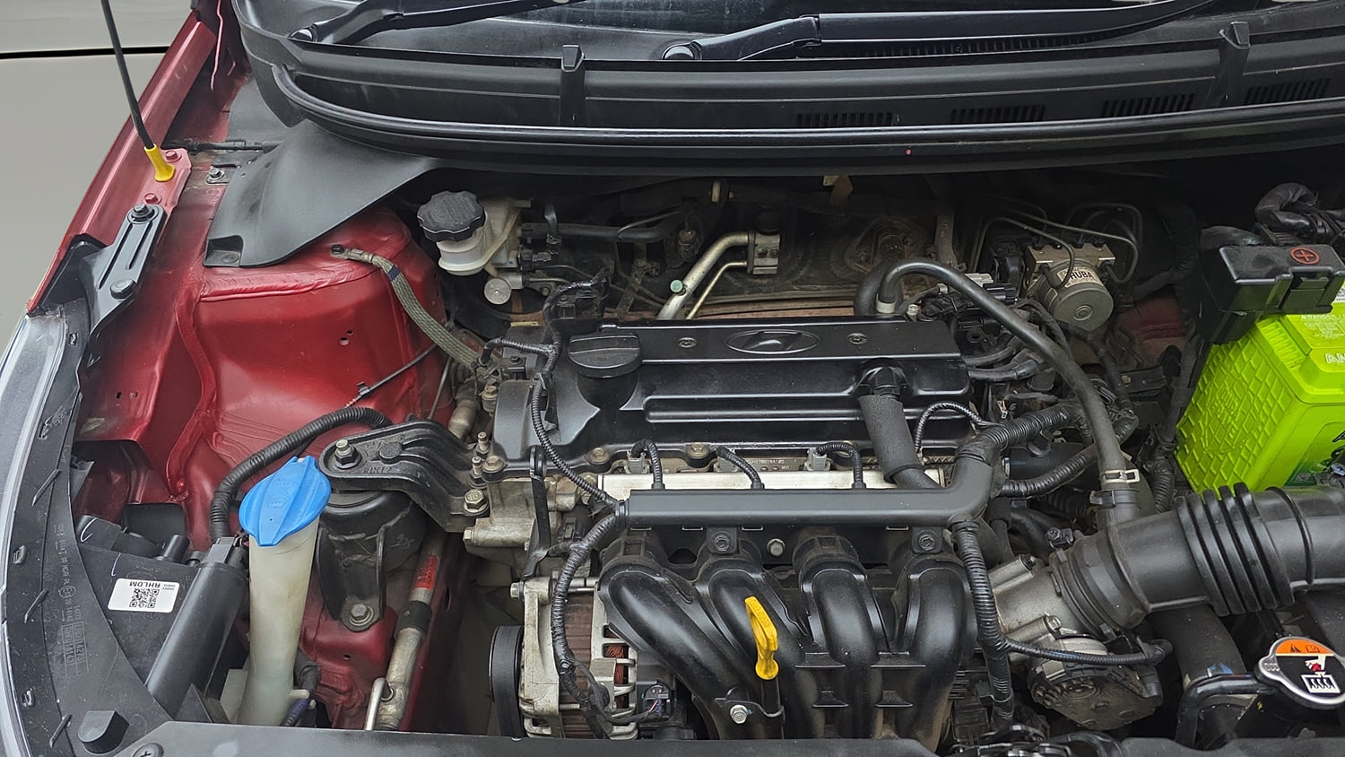 Used 2017 Hyundai Elite i20 Asta 1.2 Petrol Manual engine ENGINE RIGHT SIDE VIEW