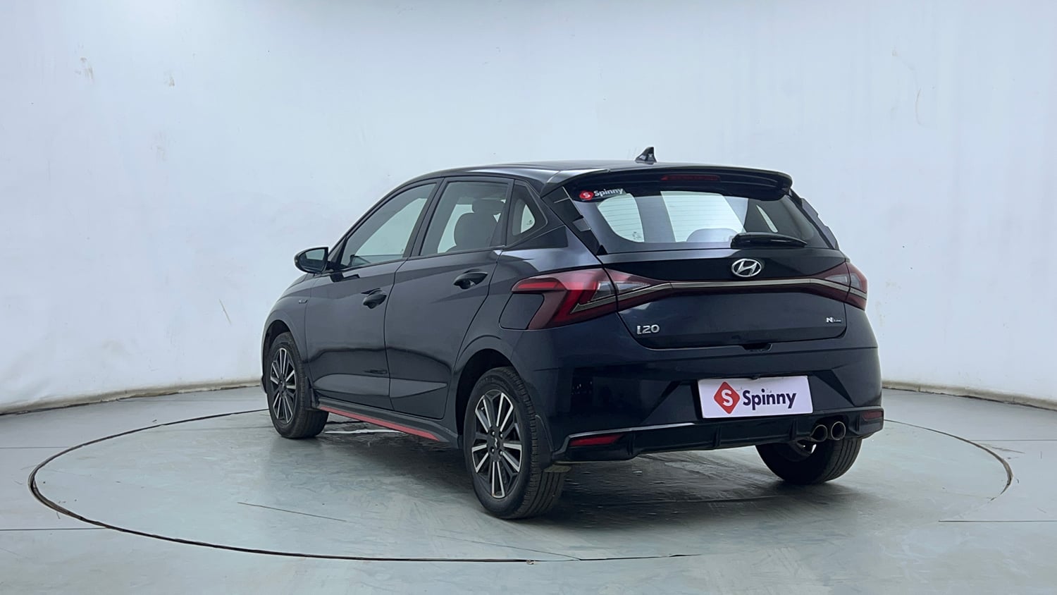 Used 2022 Hyundai i20 N Line N8 1.0 Turbo DCT Petrol Automatic exterior LEFT REAR CORNER VIEW