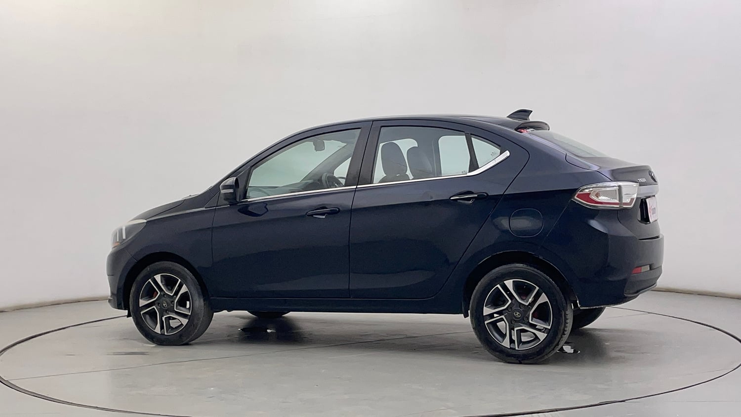 Used 2019 Tata Tigor Revotron XZA Petrol Automatic exterior LEFT REAR CORNER VIEW
