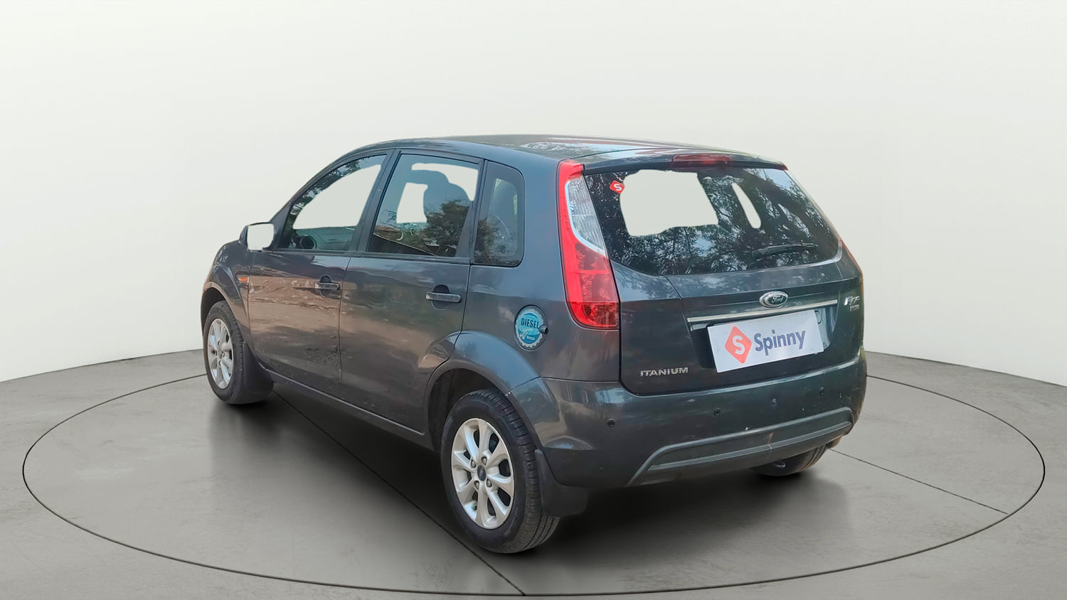 Used 2012 Ford Figo Duratorq Diesel Titanium 1.4 Diesel Manual exterior LEFT REAR CORNER VIEW