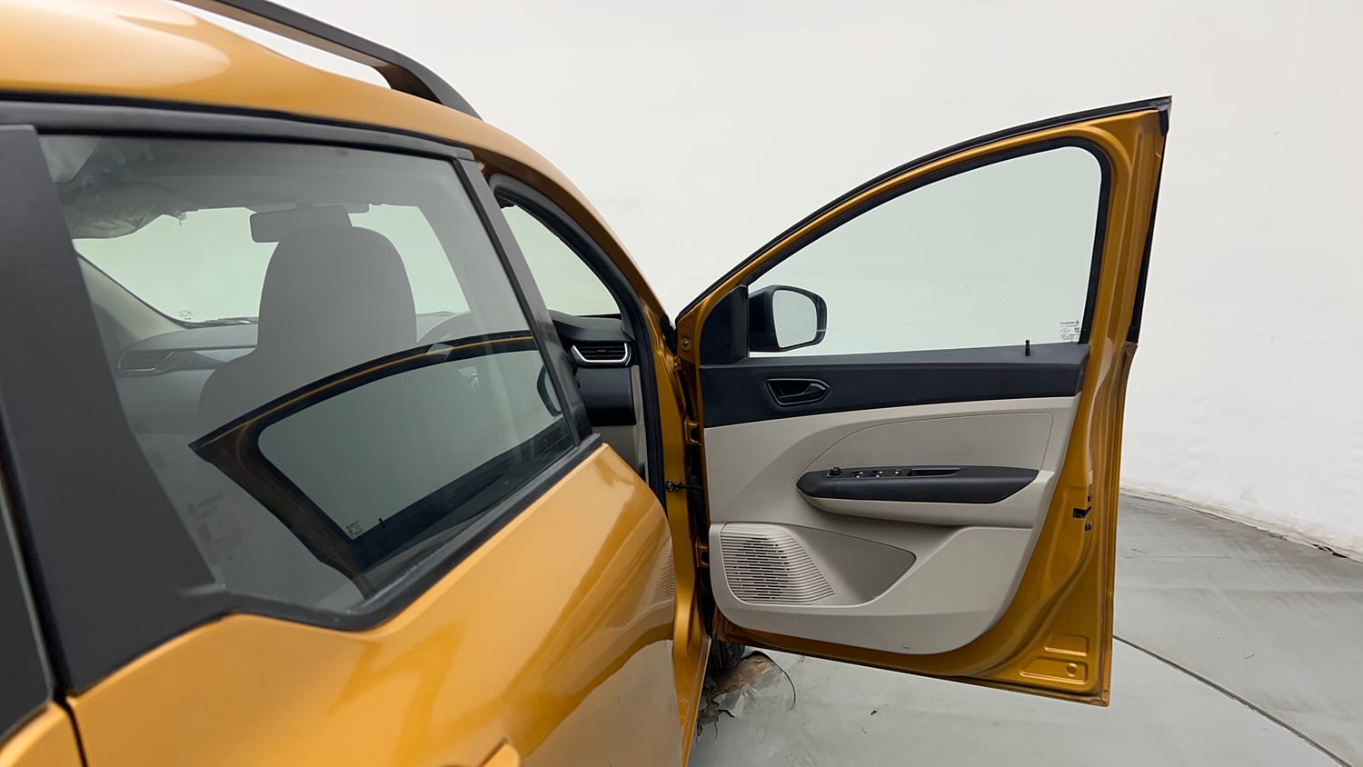 Used 2022 Renault Triber RXT Petrol Manual interior RIGHT FRONT DOOR OPEN VIEW