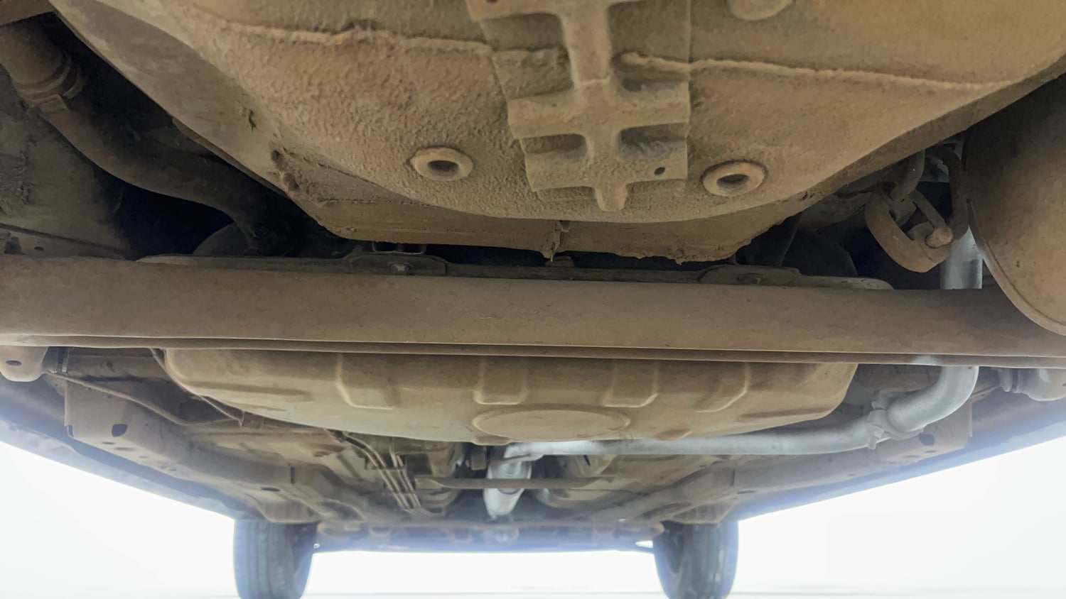 Used 2019 Tata Tiago Revotron XTA Petrol Automatic extra REAR UNDERBODY VIEW (TAKEN FROM REAR)