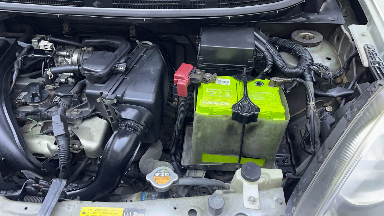 Used 2014 Nissan Micra Active XL Petrol Manual engine ENGINE LEFT SIDE VIEW