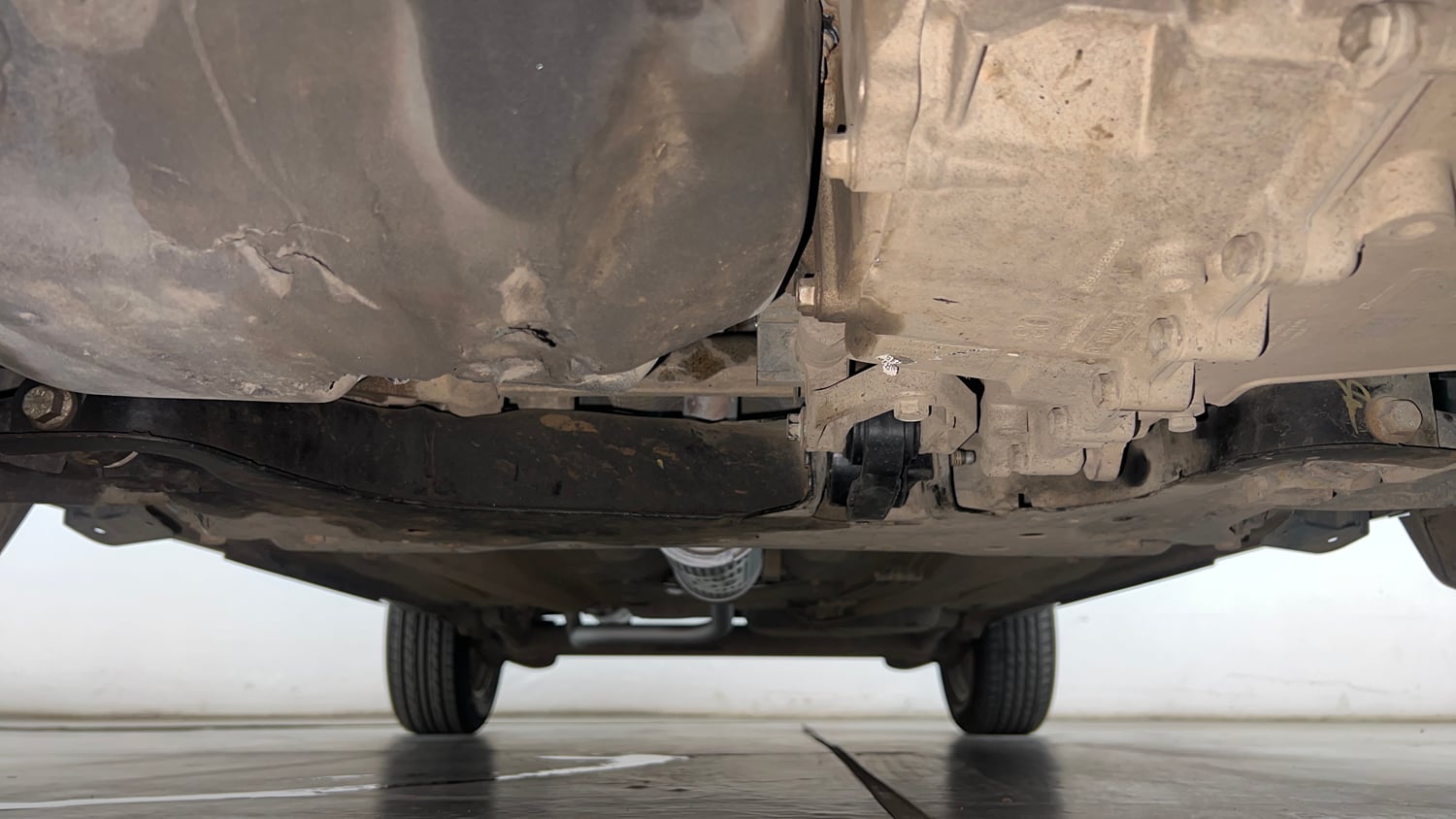 Used 2021 Ford EcoSport Titanium Plus 1.5L Ti-VCT AT Petrol Automatic extra FRONT LEFT UNDERBODY VIEW