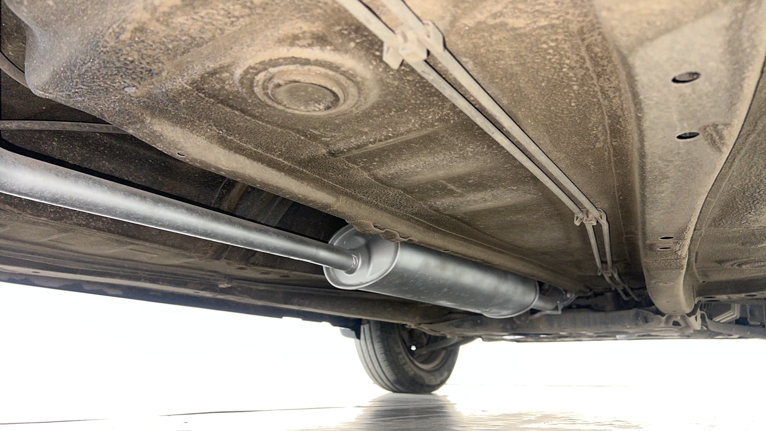 Used 2023 Maruti Suzuki S-Presso VXi Petrol Manual extra REAR RIGHT UNDERBODY VIEW