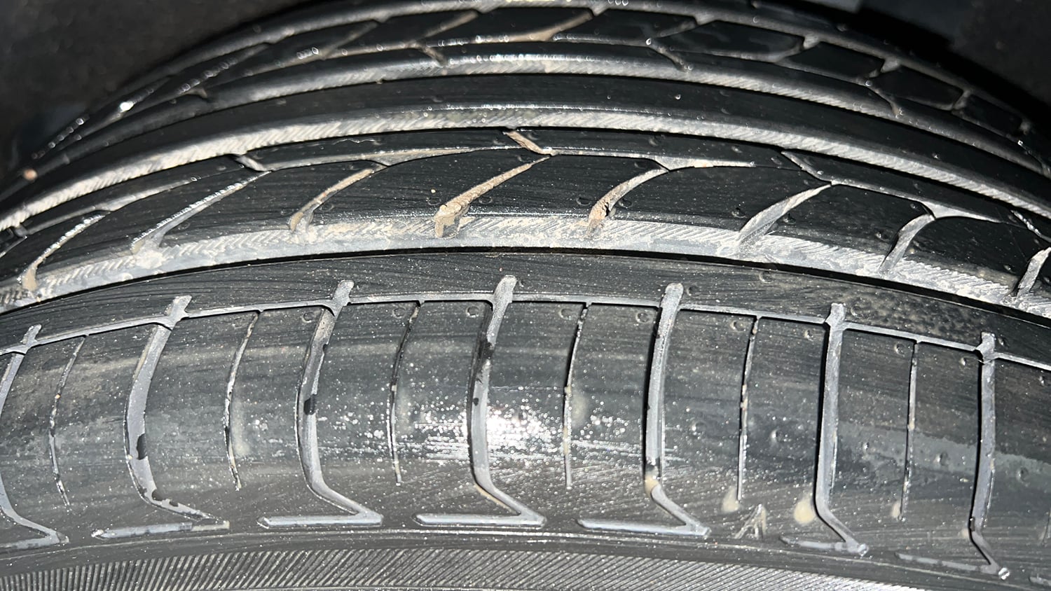 Used 2020 Maruti Suzuki Baleno Zeta Petrol Manual tyres LEFT REAR TYRE TREAD VIEW