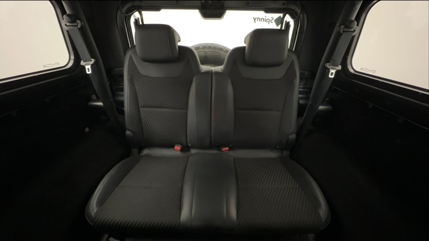 Used 2022 mahindra Thar LX Hard Top Petrol MT 4WD Petrol Manual interior REAR SEAT CONDITION VIEW
