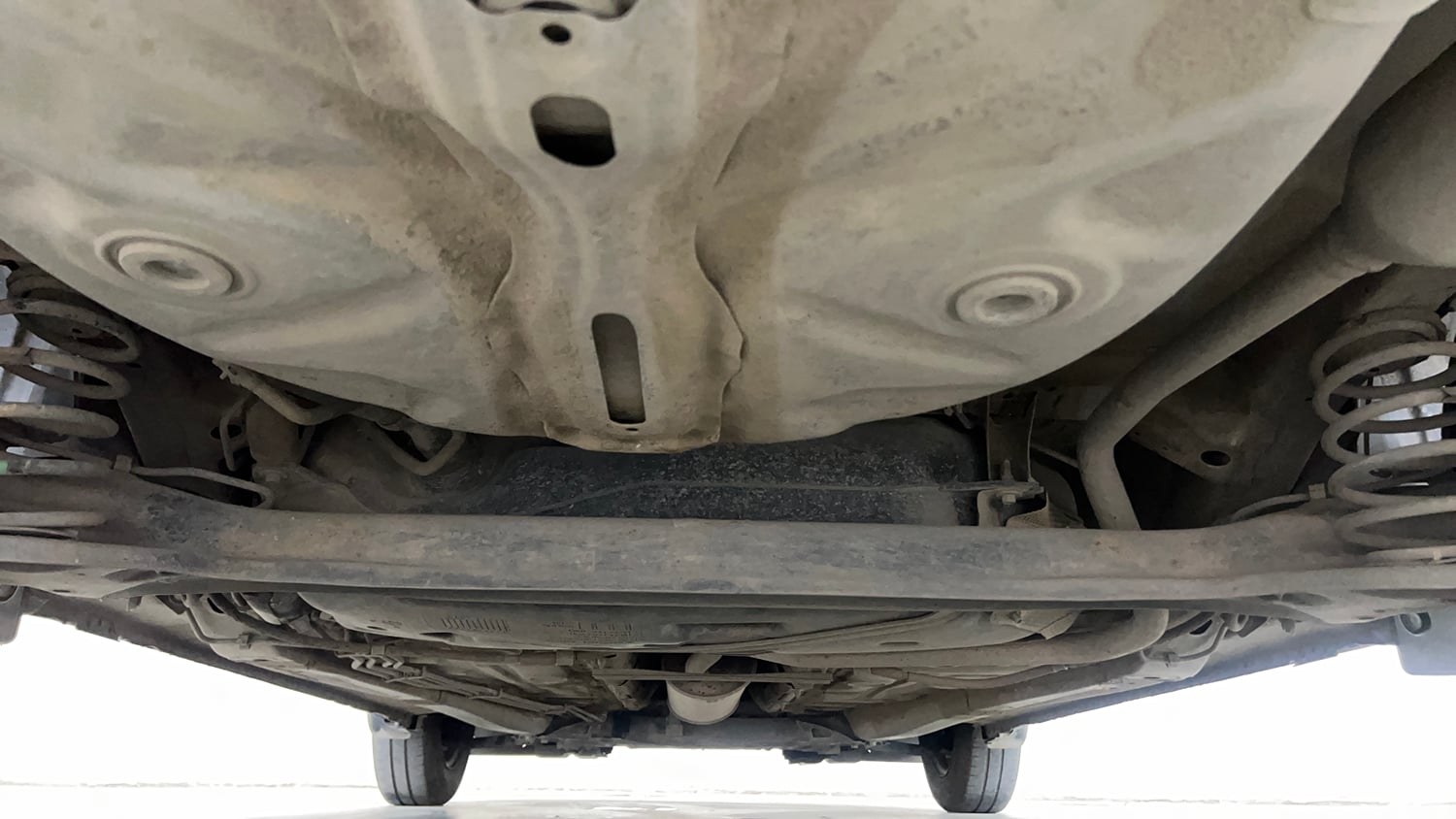Used 2018 Maruti Suzuki Dzire VXi Petrol Manual extra REAR UNDERBODY VIEW (TAKEN FROM REAR)