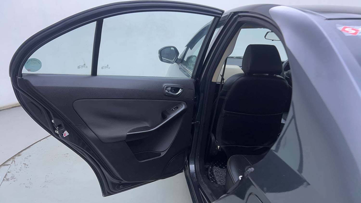 Used 2015 Tata Zest XT Petrol Petrol Manual interior LEFT REAR DOOR OPEN VIEW